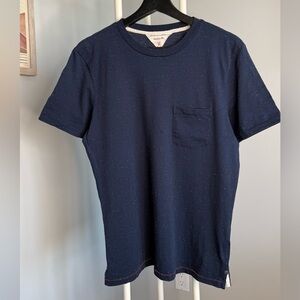 rag & bone Navy Speckle Chest Pocket Tee